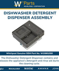 Detergent Dispenser Replacement For Laundry Machines OEM W10861000 Fits Most Top Load Washers Easy Install Durable Plastic Reservoir
