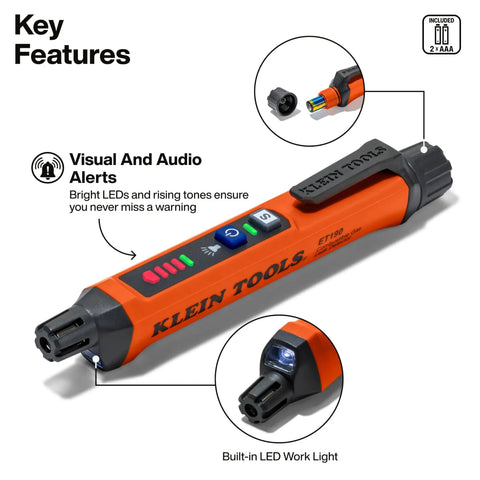 Gas Leak Detector With Wide 100 To 2000 Ppm Range, Audible Alerts And Bright LED Indicators, Slim Lightweight Design With Handy Pocket Clip