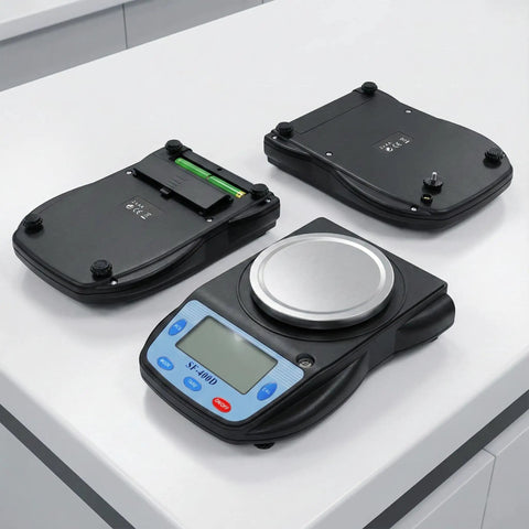 Ultra Precise Digital Lab Scale for Chemistry and Jewelry Weighing in 0.01 Gram Increments Up to 600 Grams with detachable parts