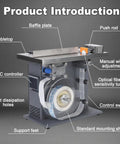 Premium Semi-Automatic Corner Labeling Machine With Digital Touch Screen And Automatic Centering features baffle plate and PLC controller.