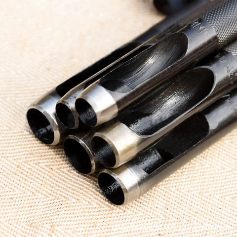 25mm Round Hollow Punch Set Leather Craft Punch Tool For Watch Bands Belts Canvas Paper Plastics Built Tough With Hardened Carbon Steel Cutter