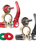 Beefy Quick Release Battery Terminal Connectors Kit With Red And Black Brass M8 X 25mm 24V 3A Push Button Manual Clamp Mount