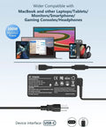 100W USB C Power Adapter Fast Charger For MacBook Pro Air 13 14 15 16 Inch And Other Laptops Like Lenovo Acer Dell Asus PD 3.0 Universal charger with cable