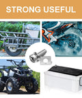 72 Piece Battery Terminal Bolts And Nuts Kit For ATV Bike Motorcycle And Scooter M6 Thread Sizes 10 12 14 16 18 20mm 304