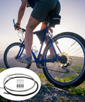 Derailleur Shift Cable Kit For Mountain And Road Bikes, Includes Four Cables, 2M Shift Housing, seen with mountain bike in use