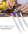 Precision Triangular Tip Watch Repair Screwdriver Set For 3235 Movements with ergonomic aluminum handle in use