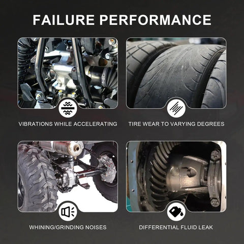 Failure signs for rear differential final gear replacement for Honda Foreman 500 Rancher 420 TRX500 TRX420 ATVs 2017-2019