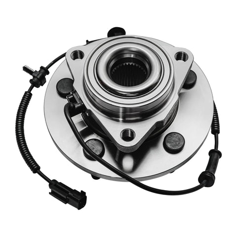 Front Wheel Bearing Hubs For 2006-2009 Dodge Ram 1500 With 4 Wheel ABS, 5 Lug, Crew Cab Or Standard Cab, Front Hub Assembly Replacement Kit Includes 2 Hubs