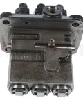 Heavy Duty Fuel Injection Pump That Runs Like Clockwork And Swaps In No Sweat Fashion On Mitsubishi S3L Engines And Cub Cadet 7000 7200 7205 Tractors Today, close-up view, showing metal housing and fittings.