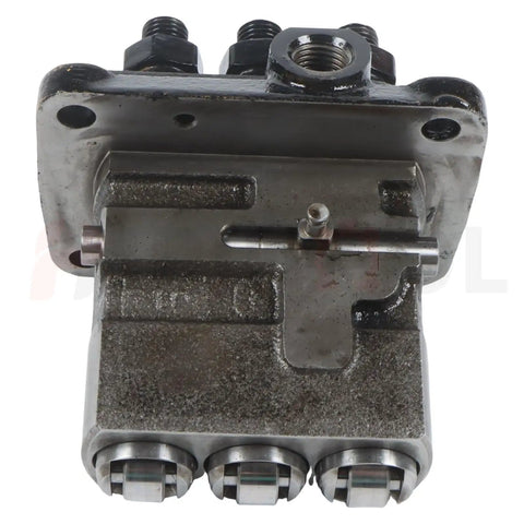 Heavy Duty Fuel Injection Pump That Runs Like Clockwork And Swaps In No Sweat Fashion On Mitsubishi S3L Engines And Cub Cadet 7000 7200 7205 Tractors Today, close-up view, showing metal housing and fittings.