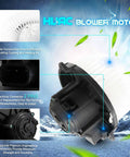 Ford Fusion Lincoln MKZ Mercury Milan HVAC Blower Motor Fan Assembly Replacement For 2010 To 2012 Models Replaces 13369460