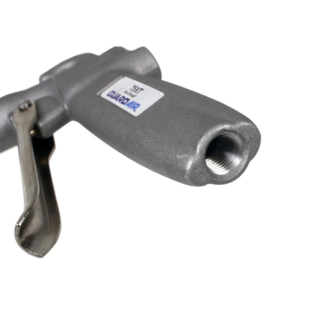 XtraThrust Safety Air Gun With 24 Inch Aluminum Extension Pistol Grip OSHA Compliant Nozzle in close-up view
