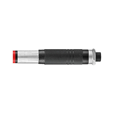 Half Inch Drive Torque Wrench 30 To 150 Ft Lb Reversible Click Steel Ratchet in profile showing scale and grip