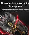 Heavy Duty Automatic Wire Threader Machine With Brawny 550Nm Torque And Slick High Speed Cordless Cable Puller Kit showcasing all copper brushless motor