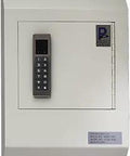 Heavy Duty Drop Box Security Safe With Digital Electronic Lock, Piano Hinge And Reinforced Double Steel Door For Mail, Off White