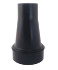 4 Inch To 2.25 Inch Dust Collection Cone Reducer made from tough ABS plastic, featuring a smooth slide flange for tight vacuum hose connections.