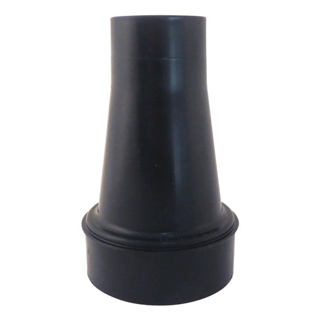 4 Inch To 2.25 Inch Dust Collection Cone Reducer made from tough ABS plastic, featuring a smooth slide flange for tight vacuum hose connections.