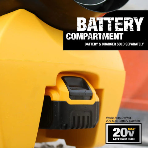Close-up of battery compartment on Industrial Grade 68000 Btu H Forced Air Propane Heater for efficient power supply.