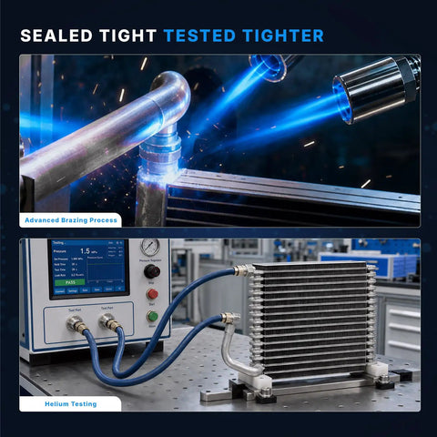 Helium testing and advanced brazing process for Front AC Evaporator Core Featuring Parallel Flow Design For Nissan Altima Murano Maxima Pathfinder Or Infiniti JX35 QX60 Straight Up Solid Cooling Fix Dead Simple Swap.