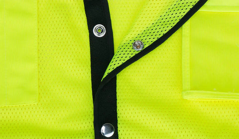Heavy Duty High Visibility Safety Vest With Reflective Mesh And Multi Pockets For Surveyors Built Different For All Day Grind No Sweat Design In Bright Neon Yellow True Plus Size Fit