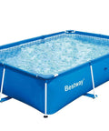 Steel Pro Deluxe Splash Frame Above Ground Pool For Endless Summer Fun In The Backyard, Durable Steel Frame, Easy Setup
