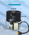 Quiet Yet Mighty Bath Vent Fan Motor Assembly Replacement For 605, 605N, 665N And 668N With High Airflow, No Fuss Install shown