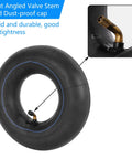3.00-4 Tires With Inner Tubes For Off Road Go Karts ATVs Scooters E300 E325 4 Wheeler Vehicles Utility Dolly Hand Trucks Tire Tubes TR87 Bent Angled Valve Stem with focus on valve detail