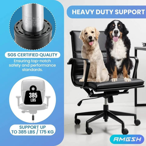 Office Chair Cylinder Replacement 5.5 Inch Travel Length Fits Most Chairs Heavy Duty Class 4 Gas Lift with dogs on a chair