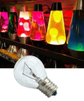 Six Pack 25W Dimmable Warm White Lava Lamp Bulbs For 14.5 Inch Glitter And Lava Lamps S11 E17 Base 120V Replacement Lights