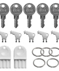Toilet Paper Dispenser Keys And Paper Towel Key Set Universal Compatibility With Georgia Pacific Waffle And Most Dispensers