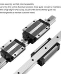 HGW20CC 300mm Linear Guide Rail With Premium Bearing Steel For Rock Solid Ultra Smooth Sliding And Micron Level Precision on CNC rail blocks
