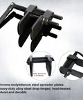 Heavy Duty Disc Brake Pad Spreader Tool For Caliper Piston Retraction, shown with chrome-molybdenum steel spreader plates.