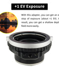 0.71x Focal Reducer Speed Booster Lens Mount Adapter From Pentax 645 To Leica Or Panasonic L Mount Cameras, close-up view