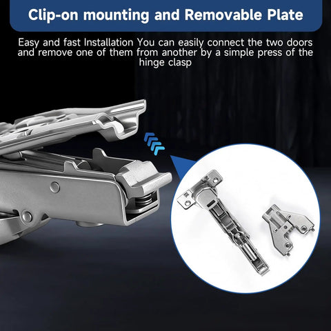 Two Pack 165 Degree Corner Cabinet Hinges With No Sweat Setup For Face Frame Kitchen Cupboards And Lazy Susan Folding Doors Soft Close Action Works Like A Charm
