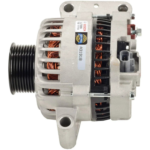 Beefed Up 110 Amp 100 Percent New Alternator Replacement for Ford Excursion and Ford E Series Plus F 250 F 350 F 450 F 550 Trucks