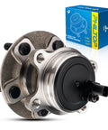 Rear Wheel Bearing Hub Assembly 512466 For Ford Focus 2012-2018 With ABS, 5 Lug Direct Fit Replacement, front view