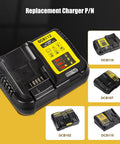 Four Port Battery Charger Dock For 12V To 20V Max Batteries Multi Charger Station With Dual USB Ports Orange Finish