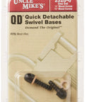 Sling Swivel Wood Screw Set For Bolt Action Rifles With One Half Inch And Three Quarter Inch Screws In Black Finish Includes Fore End Base