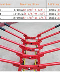 Beater Proof Heavy Duty Stone Lifting Clamp For Granite Slabs And Concrete Blocks Adjustable Rock Carrier Tongs specifications chart