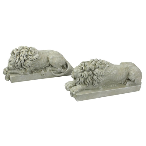 Vatican Lions Statue Replica For Home Decor And Spiritual Collectors, Guardian Lions From St. Peter's Basilica, Handcrafted Resin Sculpture
