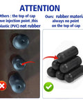 Comparison of plastic vs. high temp nitrile rubber caps; focus on 80 Piece Vacuum Cap Assortment Rubber Caps For Carbs And Manifolds.