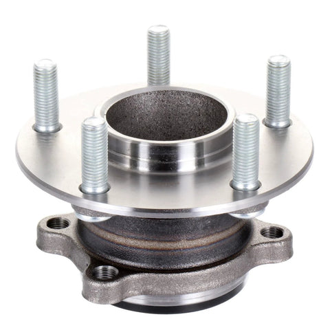 Plug-And-Play Rear Wheel Bearing And Hub Assembly For 2014-2016 Mazda 3 And Mazda 3 Sport With 5 Lugs And ABS, side view