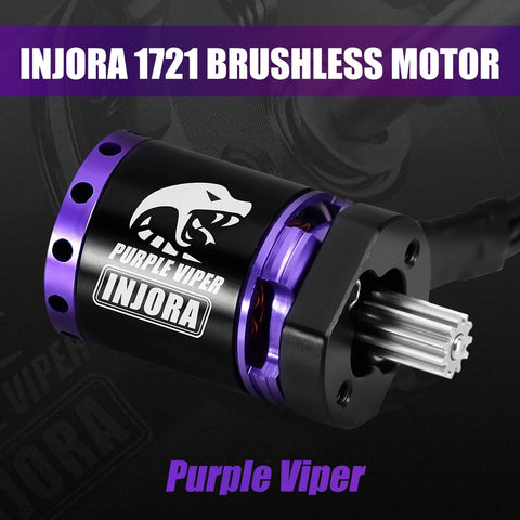 Purple Viper 1721 motor detail from MBL32 G2 Waterproof Brushless ESC And 1721 Purple Viper Outrunner Motor For 1 18th TRX4M Ascent 18 Upgrade