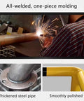 Heavy Duty U Shaped Guardrail Safety Barrier welding and polished steel detail