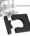 Heavy Duty Aluminum Motor Bracket For Engravers 52 65 80mm Center Hole Spindle Holder Mount Kit in black anodized finish