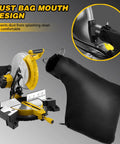 Miter saw with Fits 45mm To 50mm Miter Saw Outlets With Zippered Dust Bag Adjustable Bracket Universal Dust Collector Bag For 255 Model