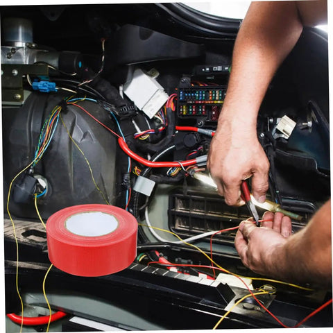 Heavy Duty Outdoor Seam Tape For Plumbing Leaks And Weatherproofing Sealant Duct Tape Repair Tape Leak Stop Tape For Pipes Hoses Roofs And Appliances Flexible All Purpose Tape shown in automotive repair