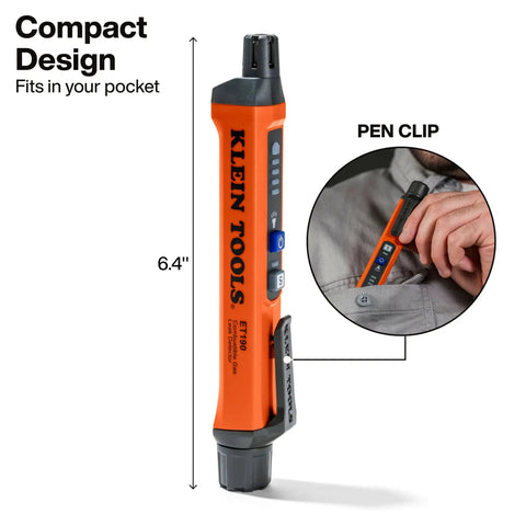 Gas Leak Detector With Wide 100 To 2000 Ppm Range, Audible Alerts And Bright LED Indicators, Slim Lightweight Design With Handy Pocket Clip