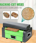 Beast Of A Corrugated Honeycomb Cardboard Maker And Packing Shredder With Removable Scrap Bin 325mm Cutting Width in action