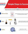Application instructions for Multi Surface Waterproof Stain And Sealer For Exterior Wood, Concrete And Brick Clear Finish